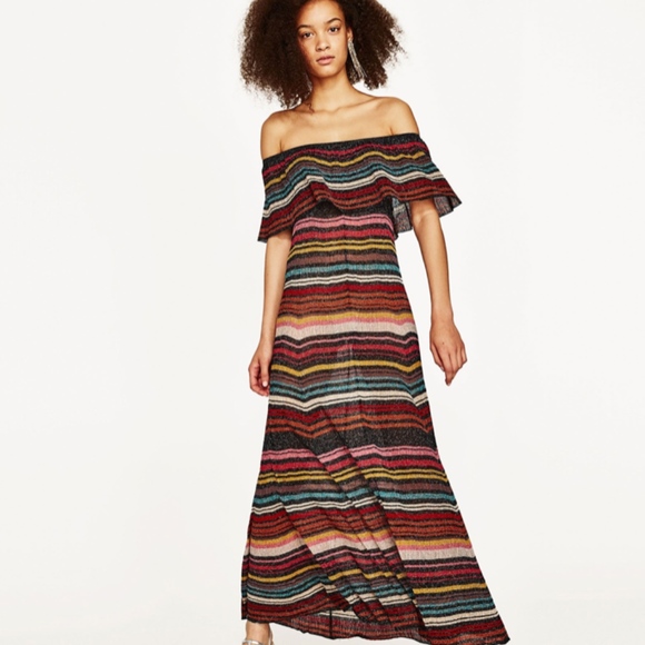 Zara Dresses & Skirts - Zara Multicoloured striped dress